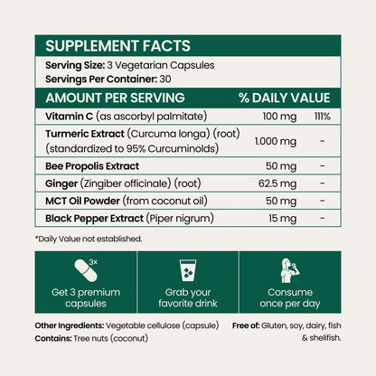 Move More Comfortably with Turmeric Curcumin (1,000mg)